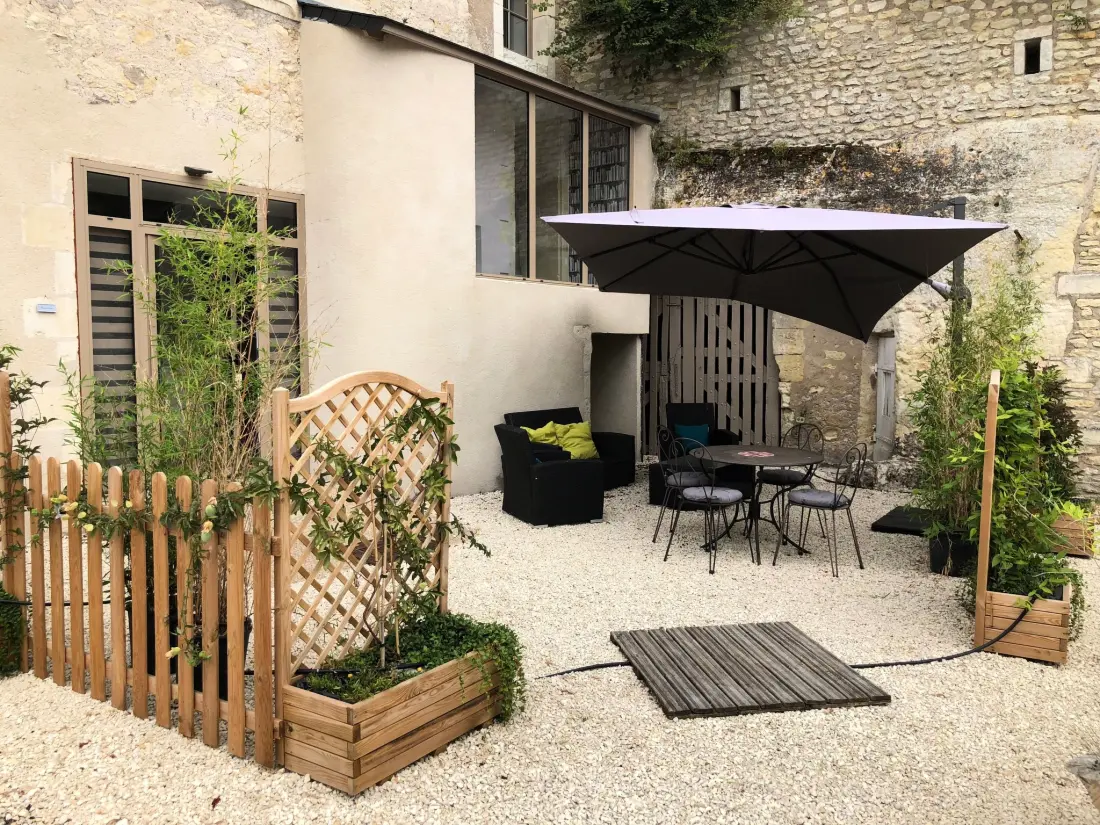 Résidence Cottage du Château duplex 90m2 mit Pool Azay le rideau
