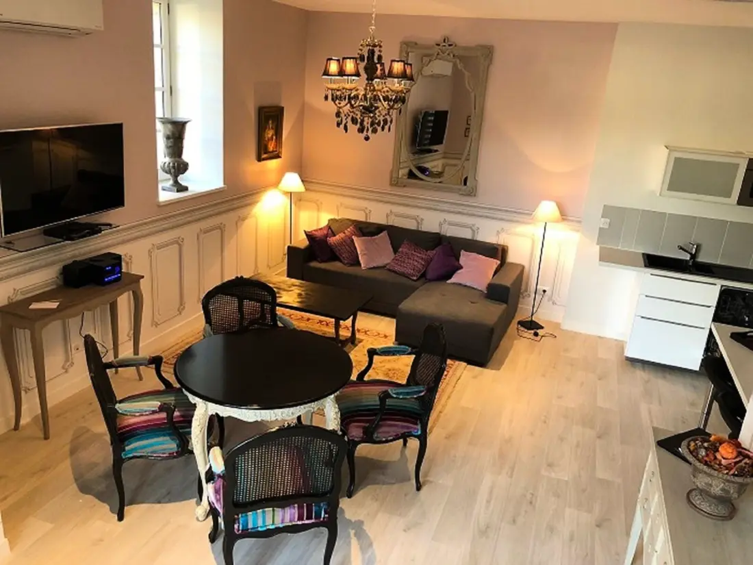 Résidence Cottage du Château duplex 90m2 mit Pool Azay le rideau