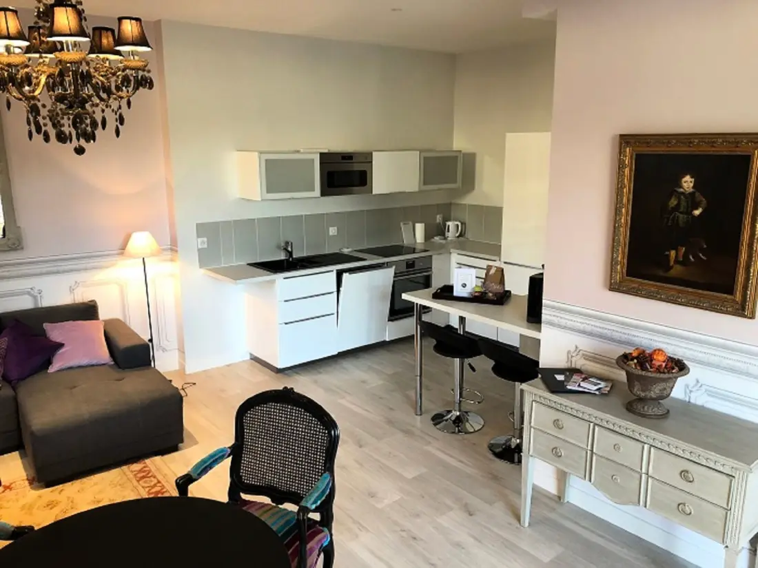 Résidence Cottage du Château duplex 90m2 mit Pool Azay le rideau
