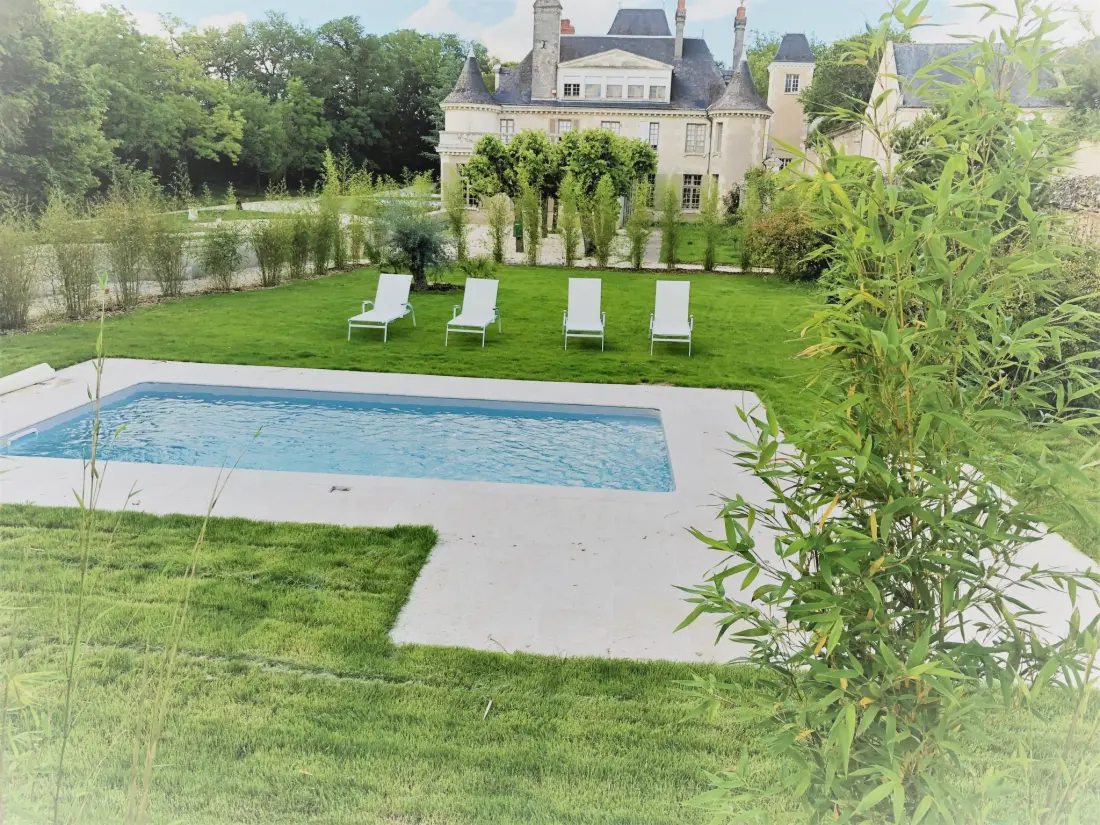 Résidence Cottage Garten 70m2 mit Pool in Azay le rideau