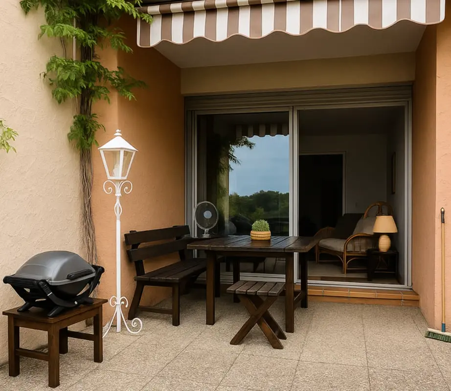 Rdc Climatisé Avec Jardin Proche Plage