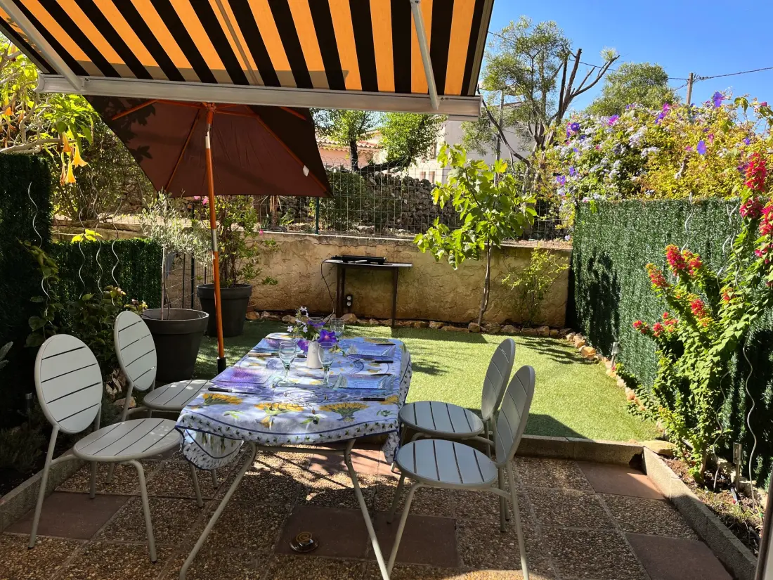 Résidence Appartement 4 p mit Garten, Plancha und Terrasse