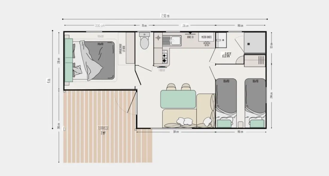 Flower Camping l'Epi Bleu 4 étoiles★★★★
