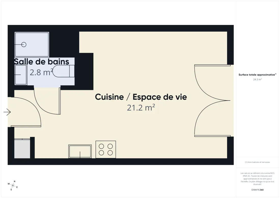 Studio à Biscarrosse