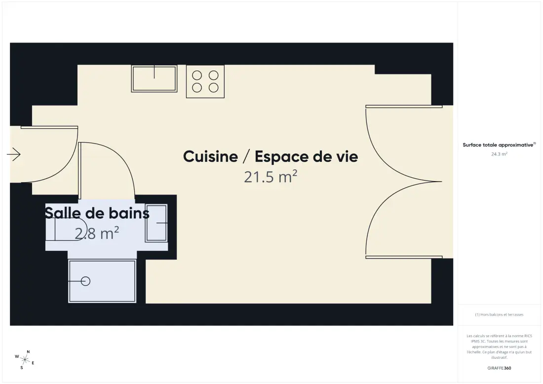 Studio à Biscarrosse