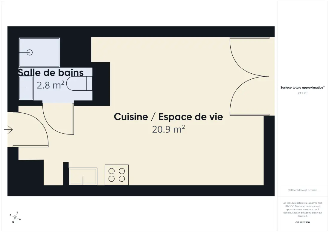 Studio à Biscarrosse