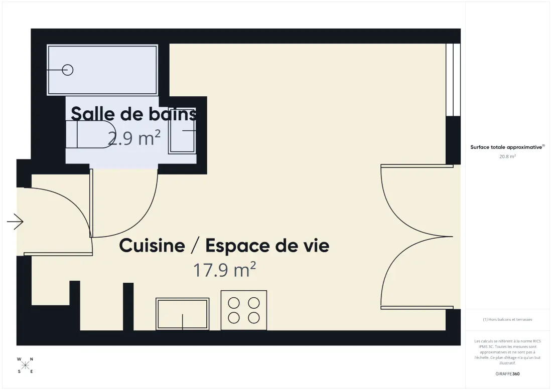 Studio à Biscarrosse