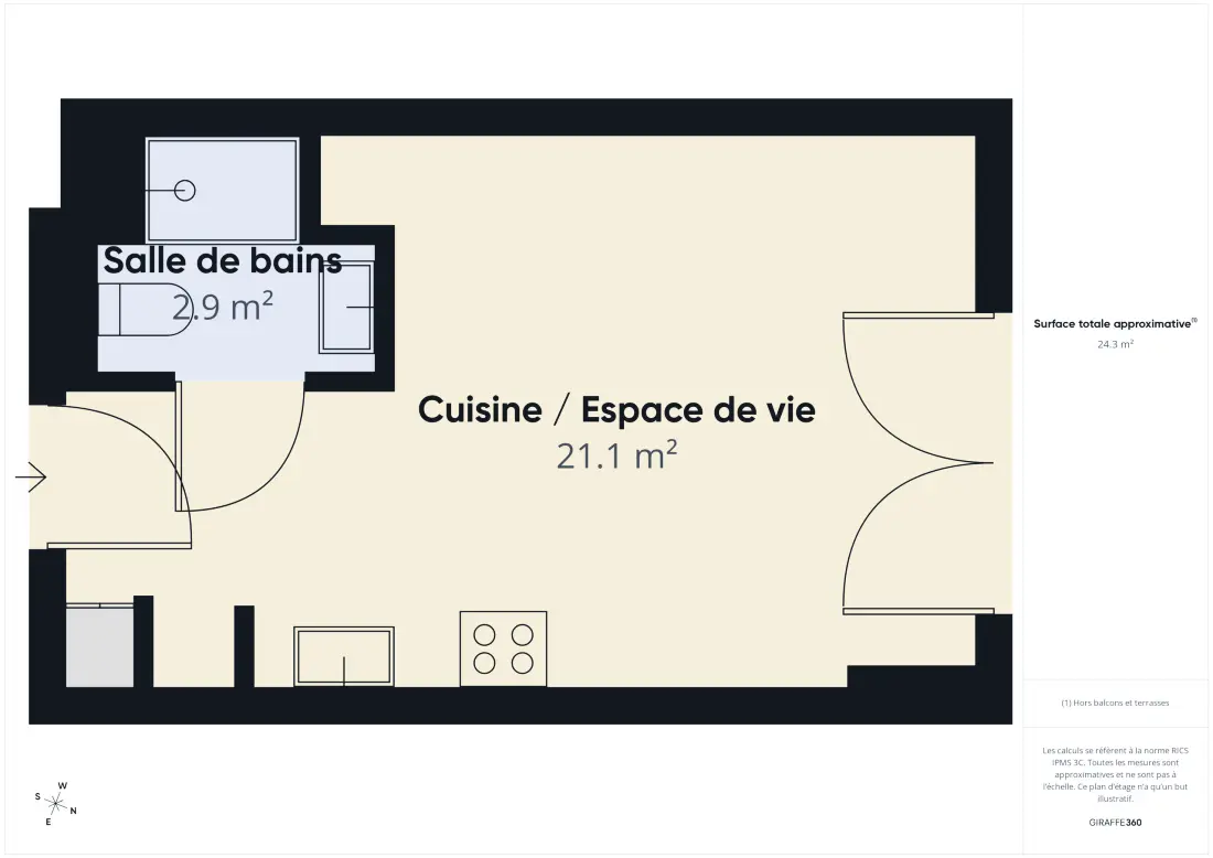 Studio à Biscarrosse