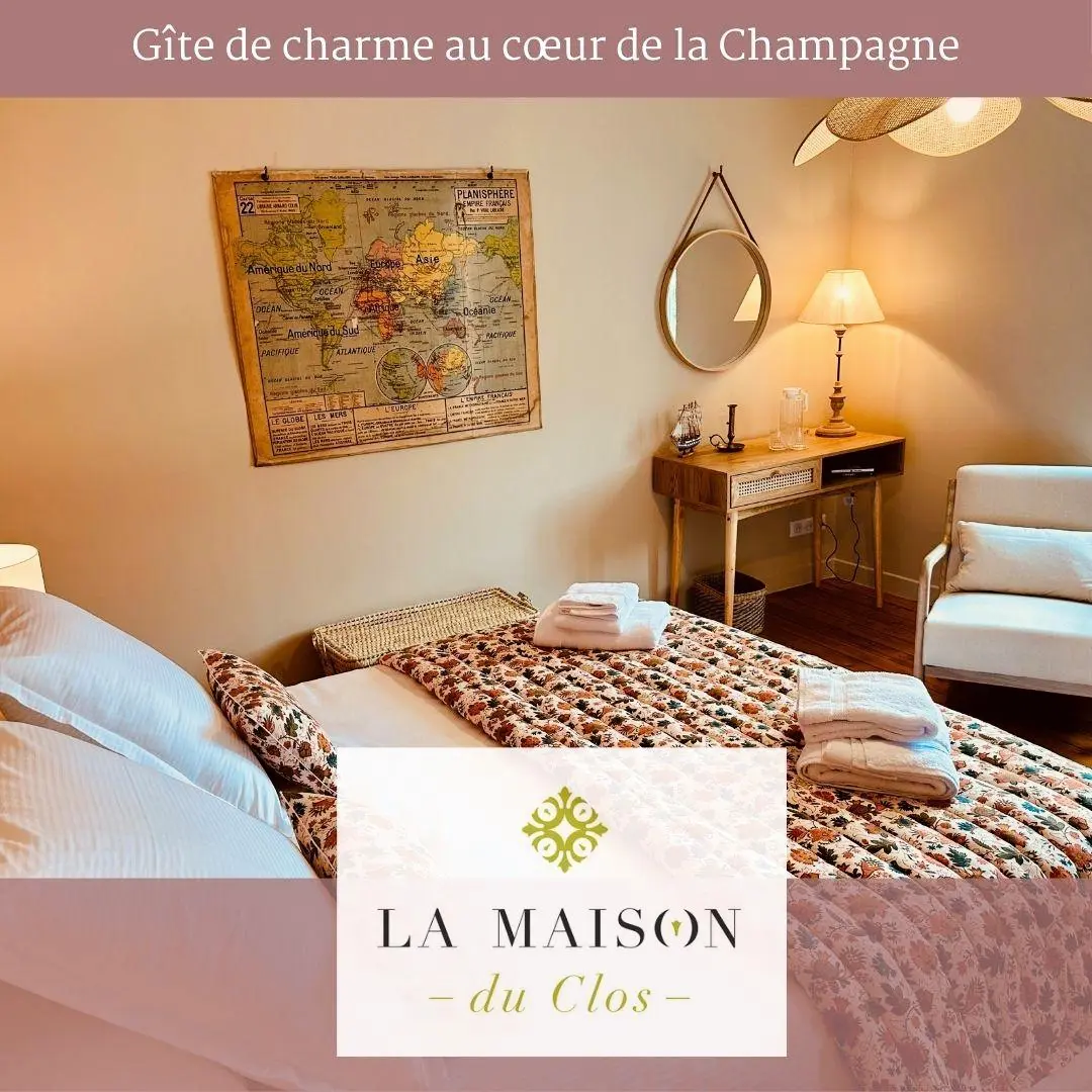 Gîte de France La maison du clos en champagne 4 épis