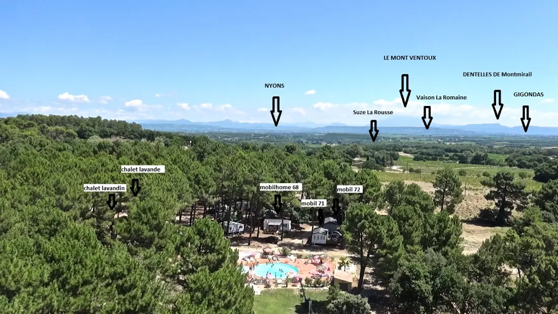 Camping La Simioune Vaucluse et Drome Provencale 3 étoiles★★★
