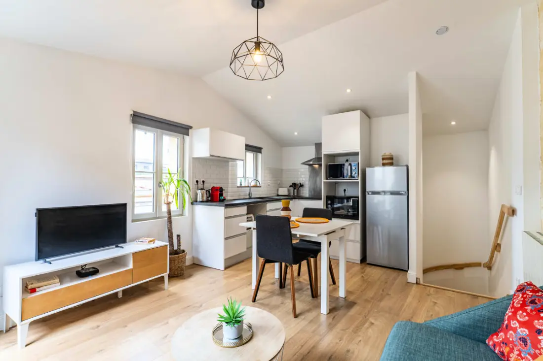 Appartement Pour 2 Personnes En Duplex Avec Terrasse Et Parking