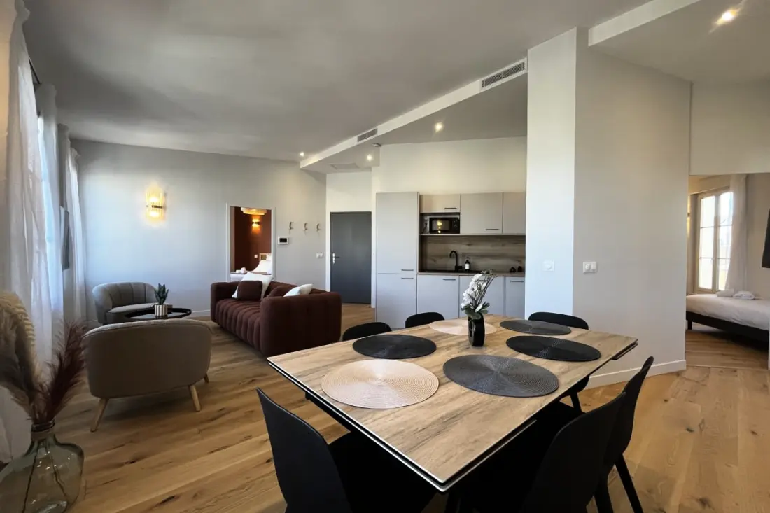 Appartement T4 Pour 6 Personnes Avec Climatisation - Gare Saint-jean