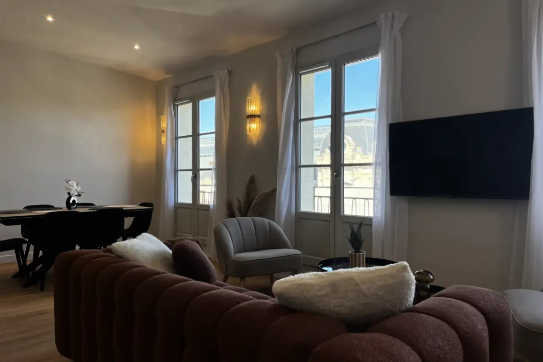 Appartement T4 Pour 6 Personnes Avec Climatisation - Gare Saint-jean