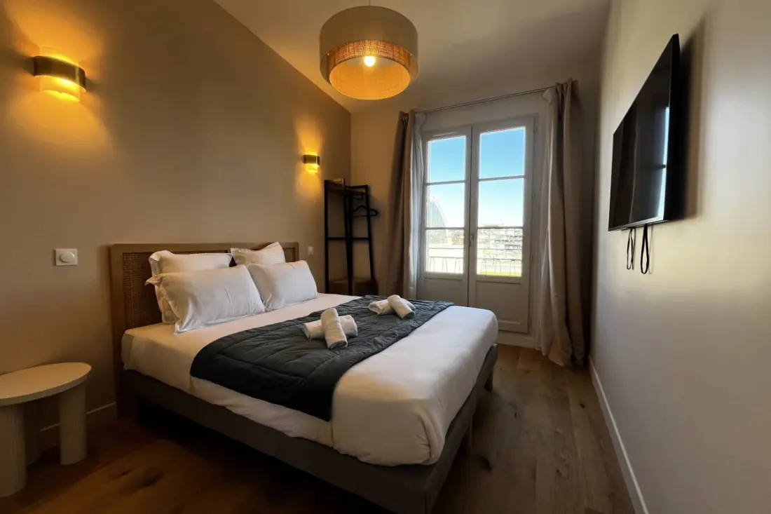 Appartement T4 Pour 6 Personnes Avec Climatisation - Gare Saint-jean