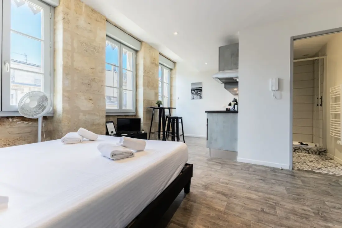 Bel Appartement Lumineux Pierre Bordelaise Pour 2p