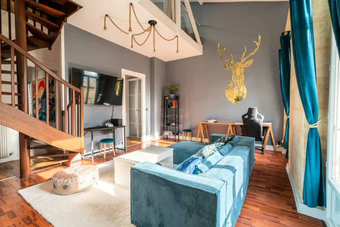 Grand Duplex Lumineux Bordeaux Centre