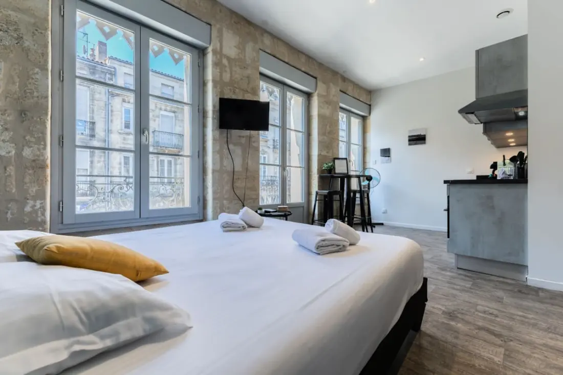 Superbe Appartement Belle Pierre Bordelaise Pour 2p