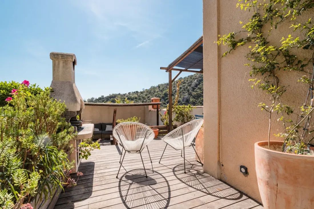 Résidence Charmante Maison Vue Mer à Bormes