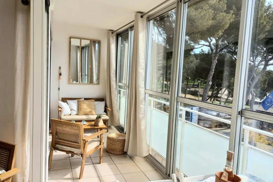 Résidence T2 Vue à 100m De La Plage Avec Parking Privé