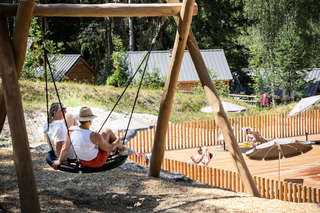 Camping Huttopia Bozel en Vanoise