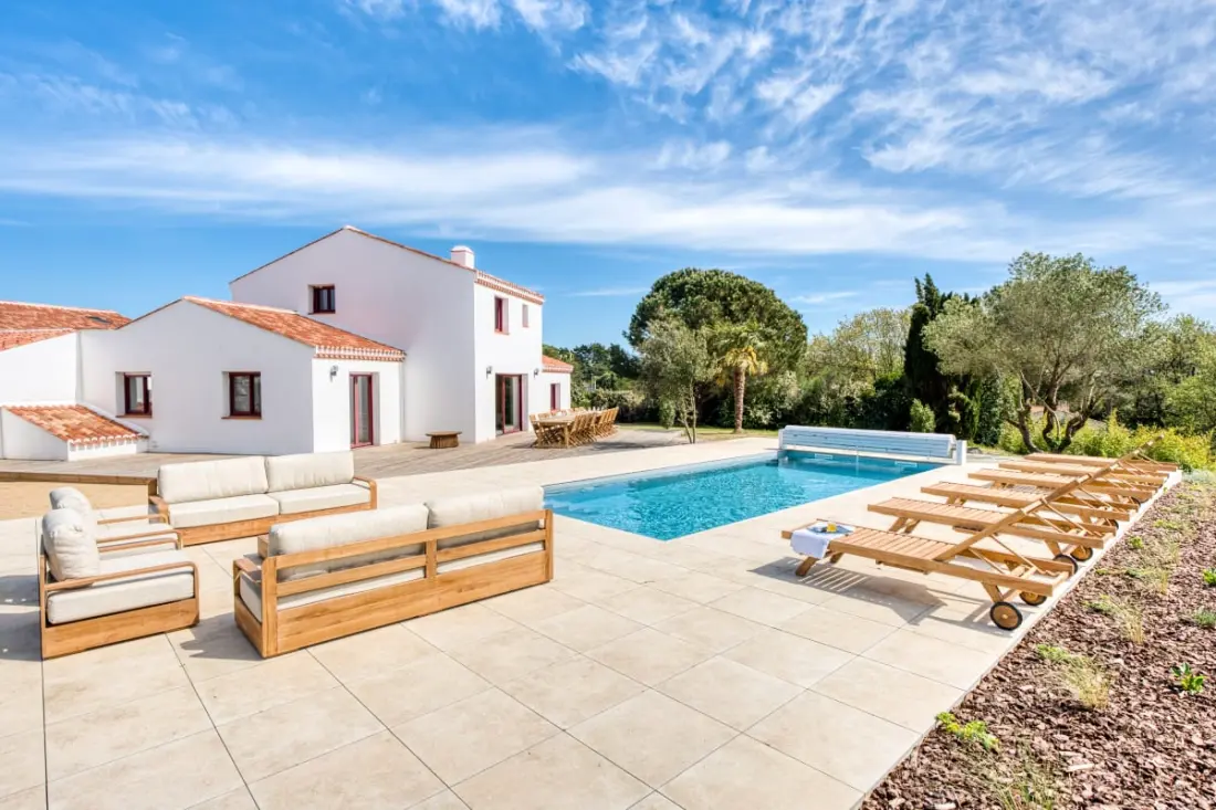 Villa Belvédère: Vue, Piscine, Jacuzzi, Sauna, Pétanque, 15 Pers