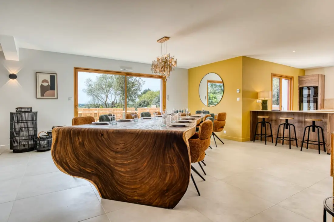 Villa Belvédère: Vue, Piscine, Jacuzzi, Sauna, Pétanque, 15 Pers