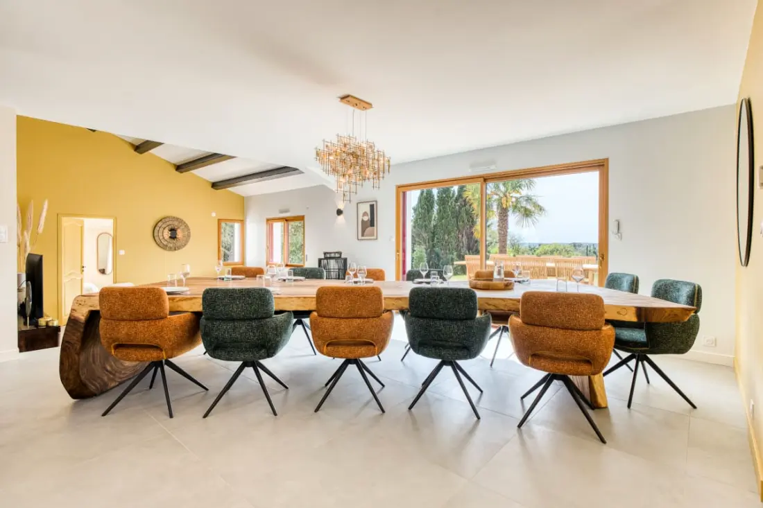 Villa Belvédère: Vue, Piscine, Jacuzzi, Sauna, Pétanque, 15 Pers