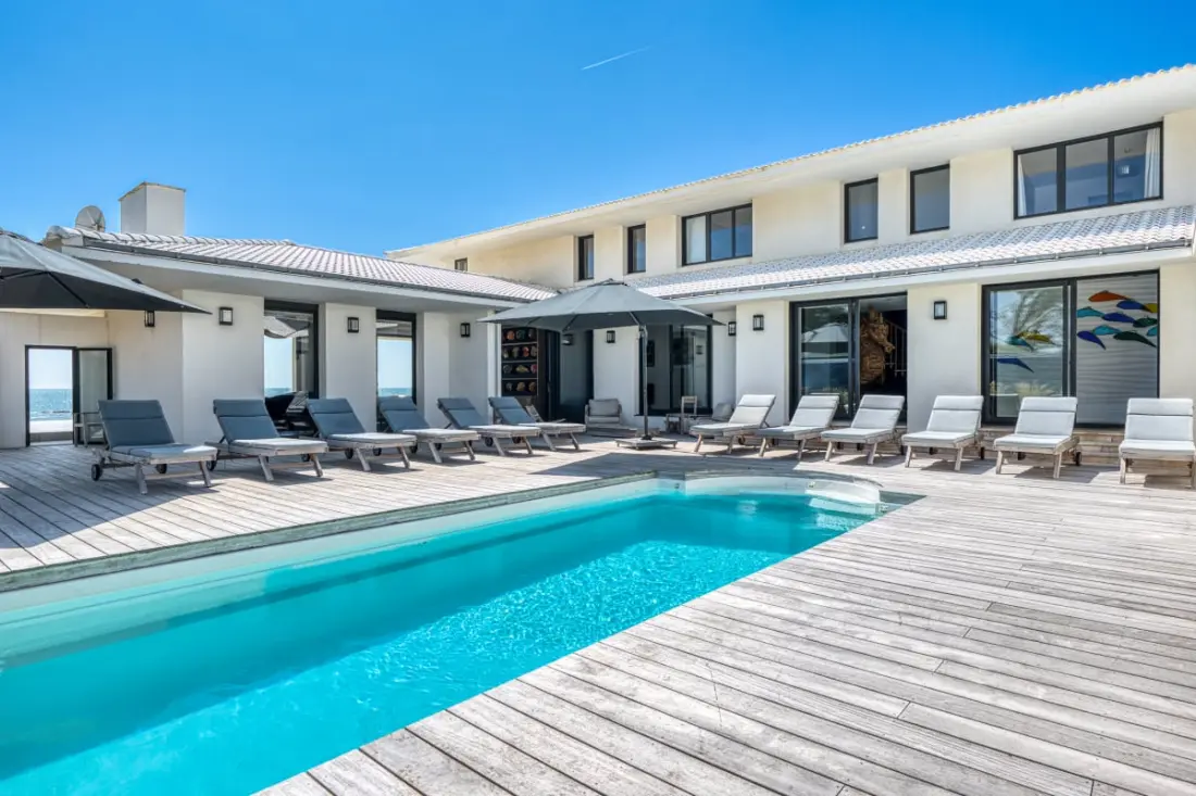 Villa Océans : Front De Mer, Piscine, Spa, 15 Pers à Brétignolles Sur Mer