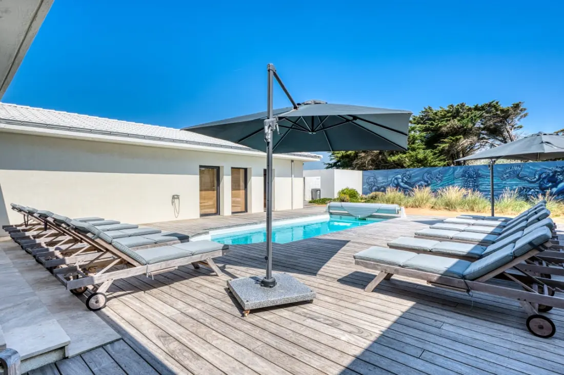Villa Océans : Front De Mer, Piscine, Spa, 15 Pers à Brétignolles Sur Mer