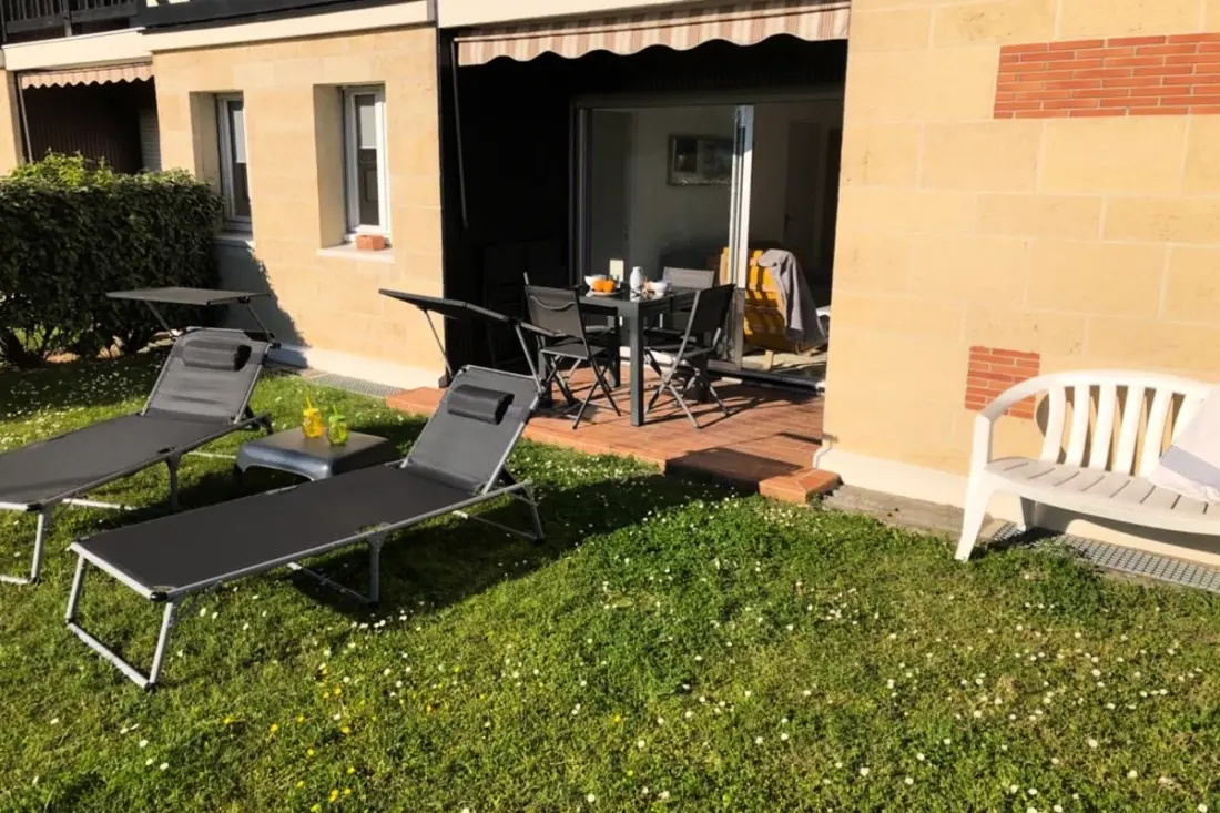 Magnifique Appt Avec Jardin à 2 Min De La Mer