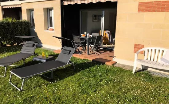 Magnifique Appt Avec Jardin à 2 Min De La Mer