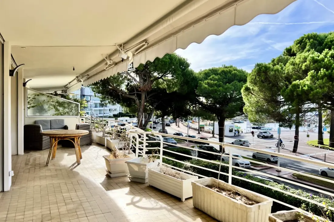 Apt Pointe Croisette, Grande Terrasse Face Plage