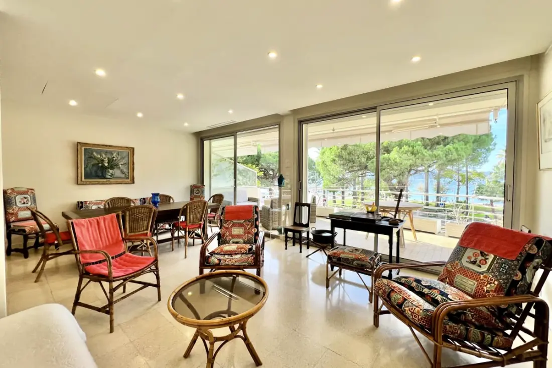 Apt Pointe Croisette, Grande Terrasse Face Plage