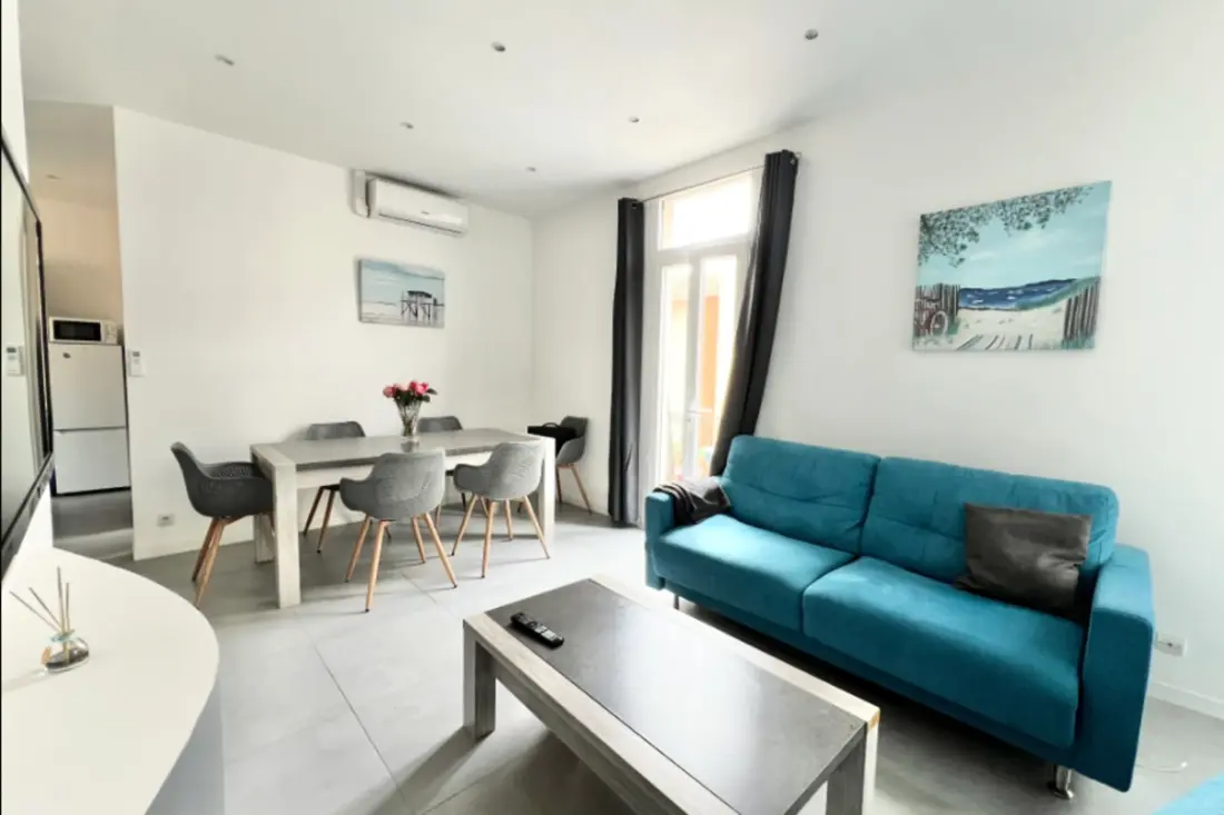 Cannes : Appartement 38m² Vue Mer, Proche Centre