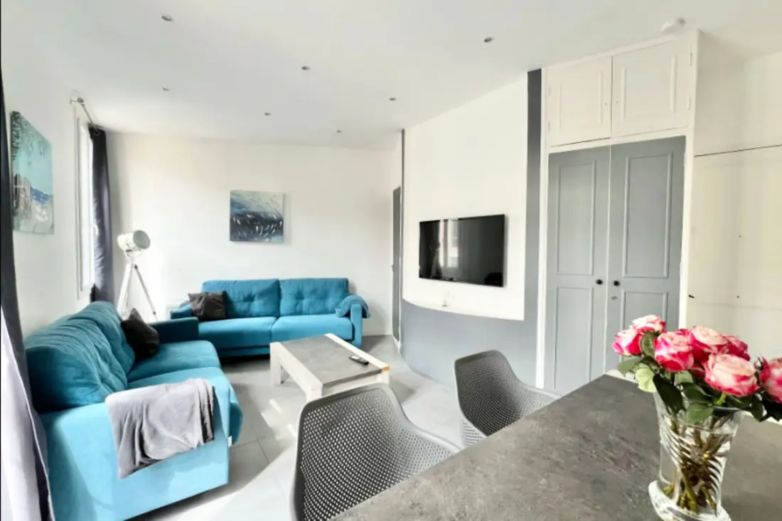 Cannes : Appartement 38m² Vue Mer, Proche Centre
