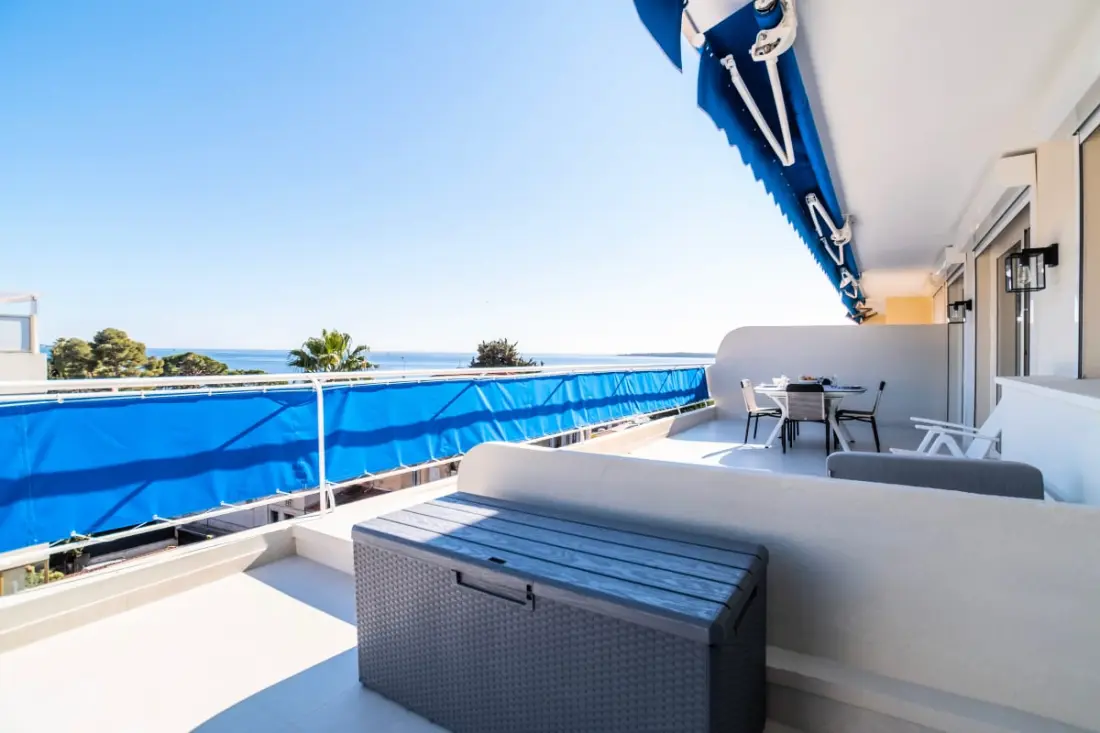 Résidence 2p Avec Terrasse Vue Mer &amp; Parking, 2min Des Plages