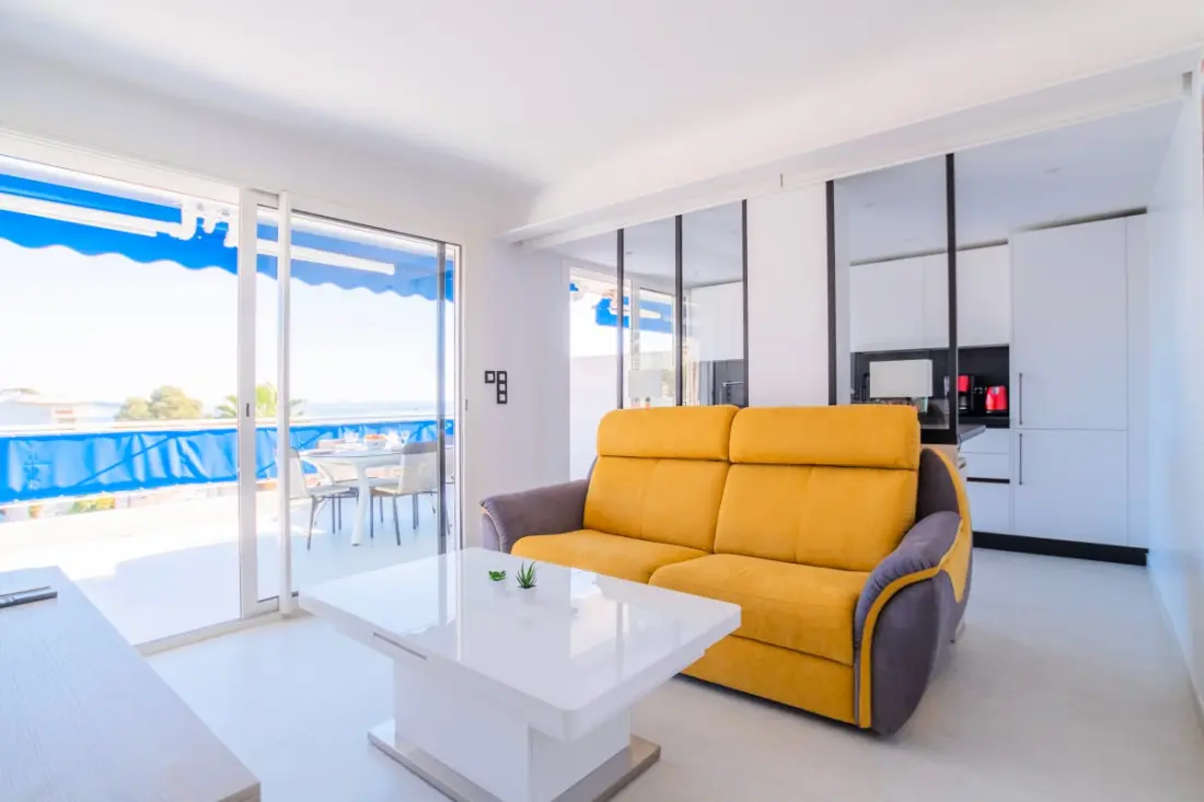 Résidence 2p Avec Terrasse Vue Mer &amp; Parking, 2min Des Plages