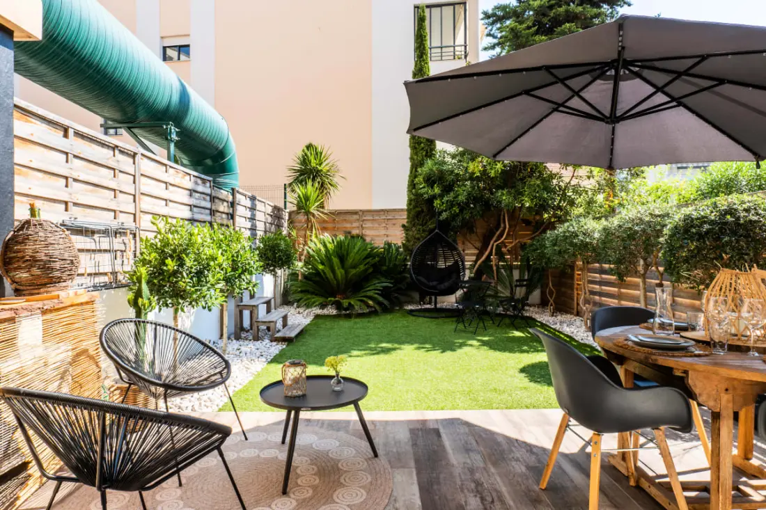 Résidence 2p Cozy Avec Jardin En Plein Coeur Du Palm Beach