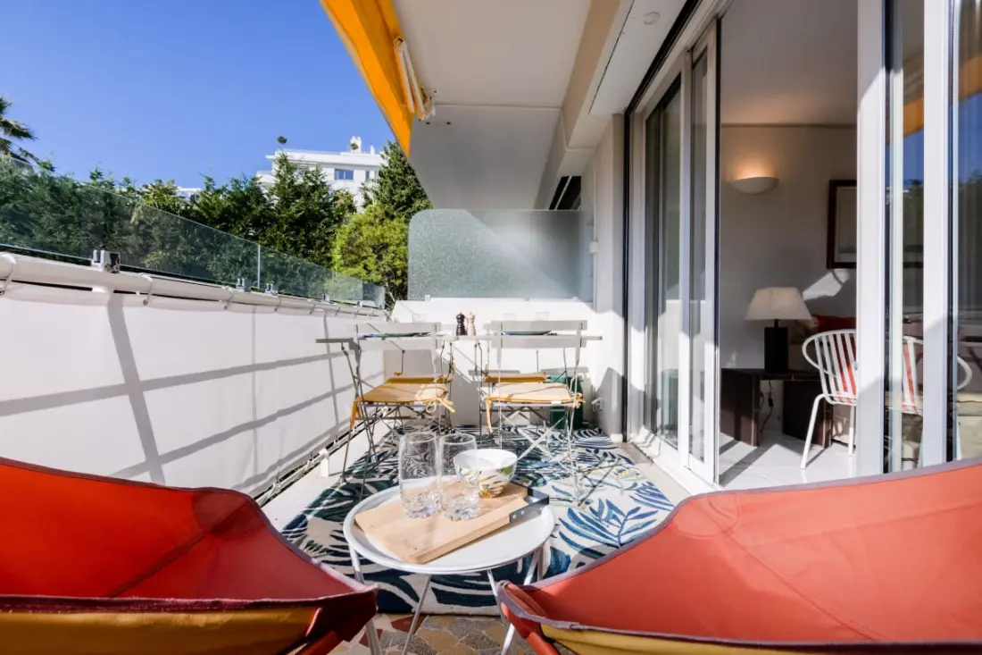 Résidence 2p De Style Avec Terrasse, Domaine Privé Palm Beach
