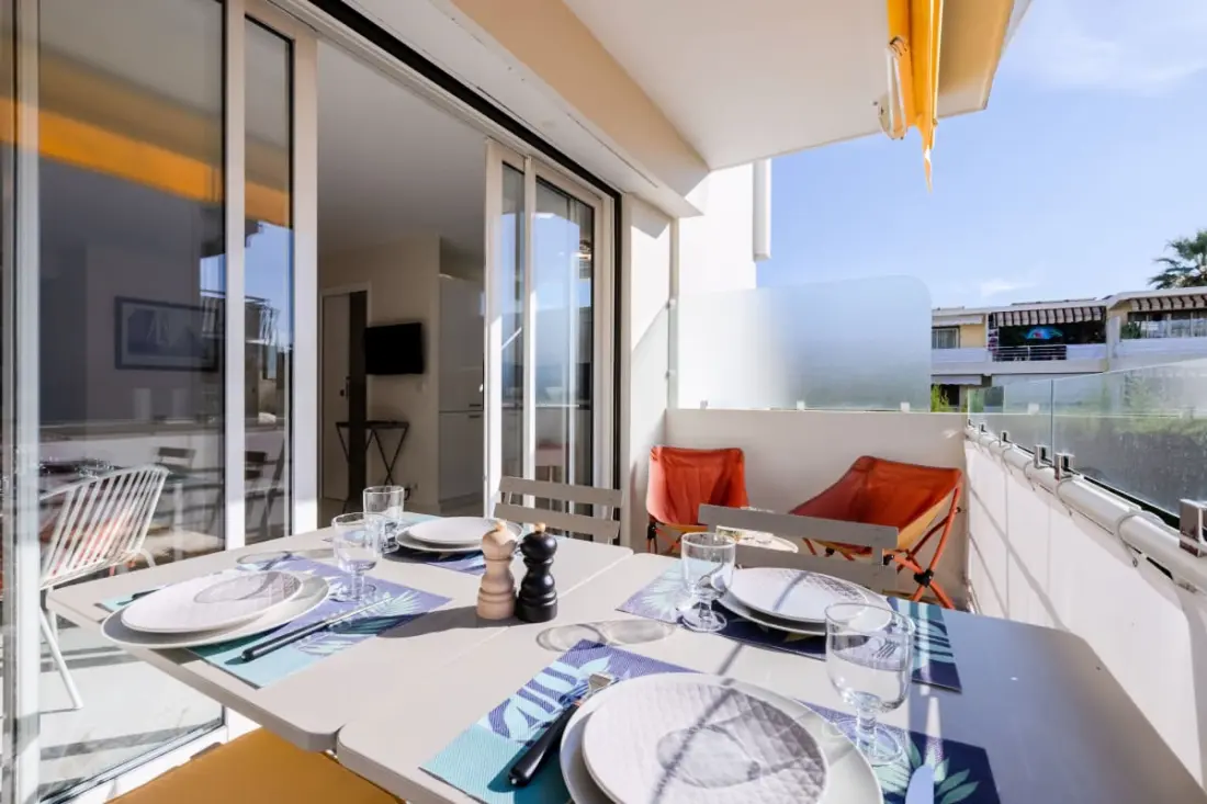 Résidence 2p De Style Avec Terrasse, Domaine Privé Palm Beach