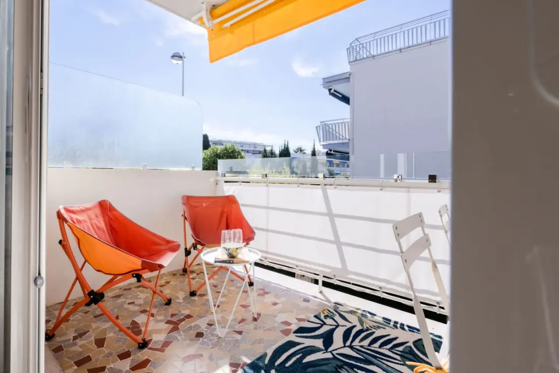 Résidence 2p De Style Avec Terrasse, Domaine Privé Palm Beach