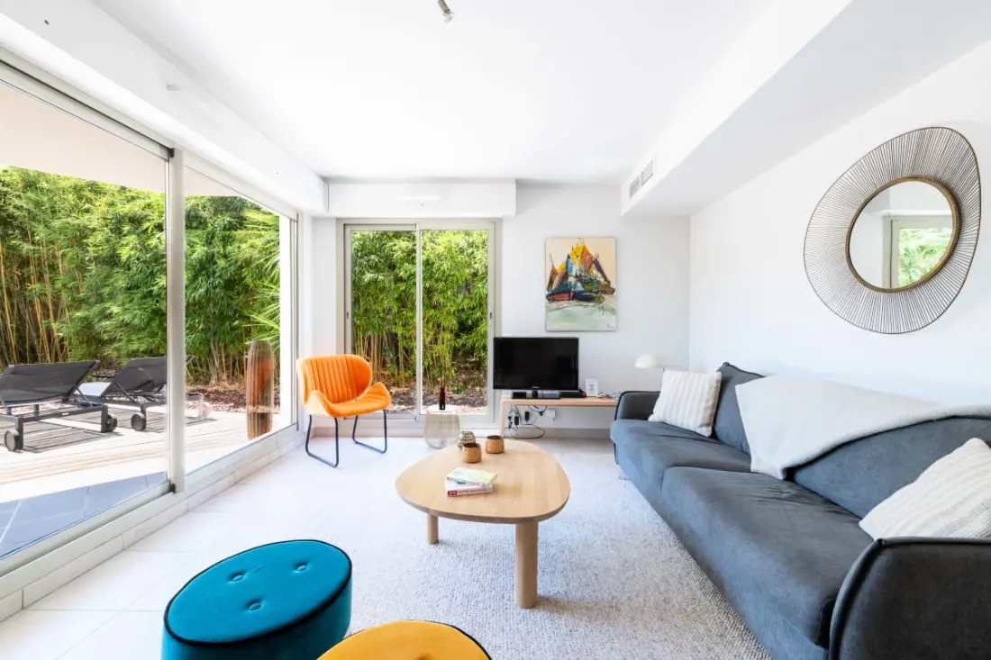 Résidence 2p Rez-de-jardin Avec Piscine – Calme, Parking Privé