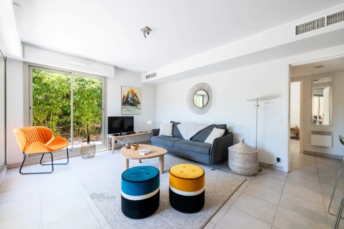 Résidence 2p Rez-de-jardin Avec Piscine – Calme, Parking Privé