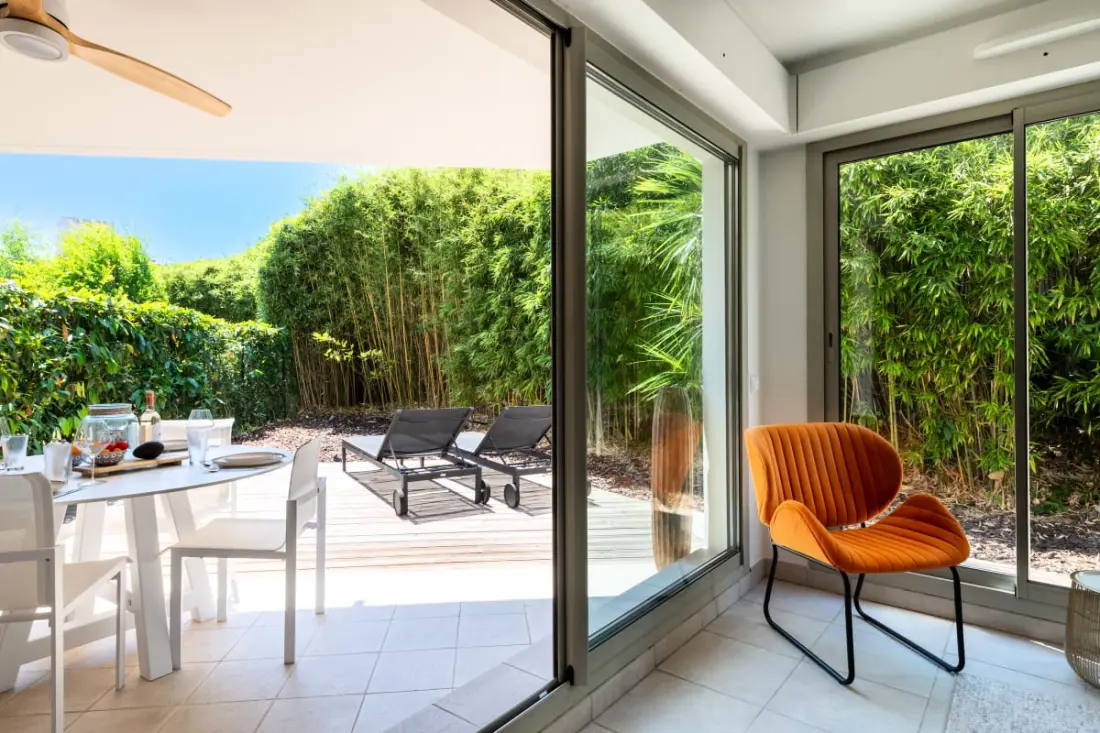 Résidence 2p Rez-de-jardin Avec Piscine – Calme, Parking Privé