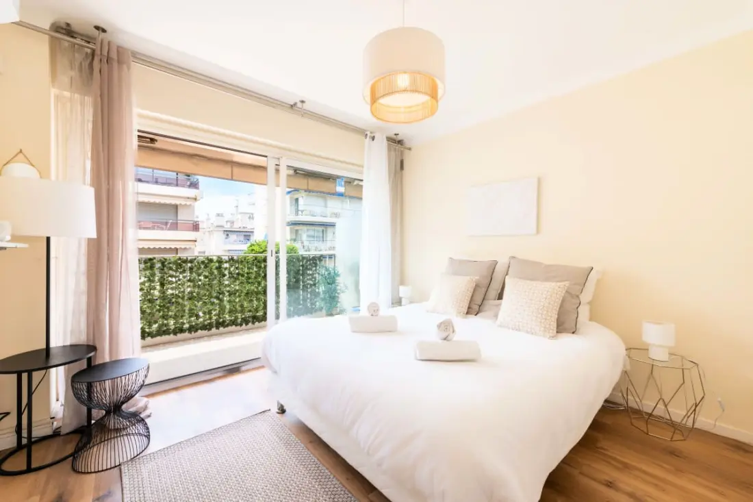 Résidence 2p Terrasse – Palm Beach, Proche Plages