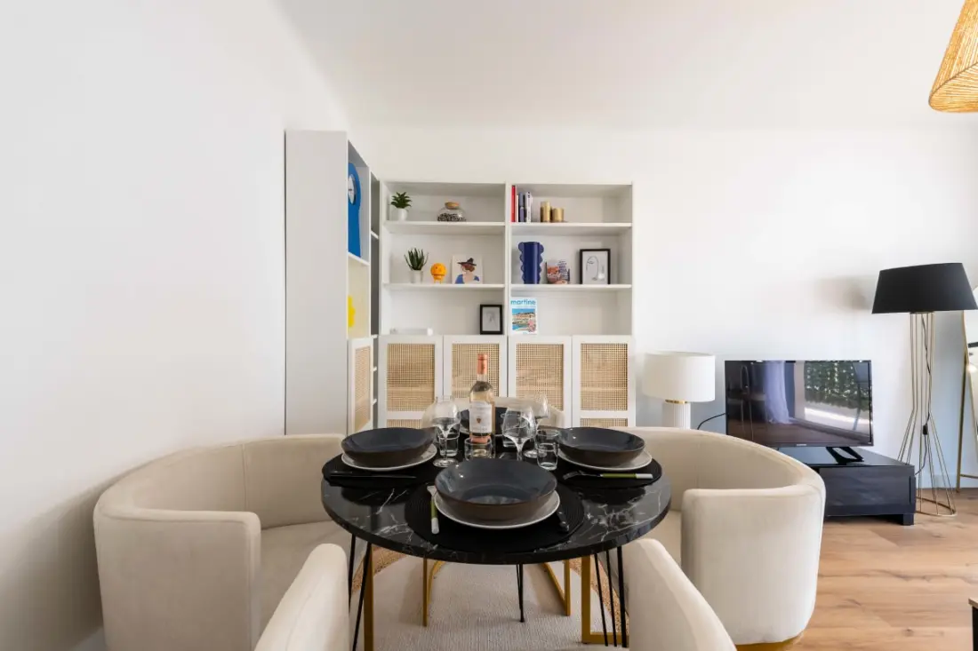 Résidence 2p Terrasse – Palm Beach, Proche Plages