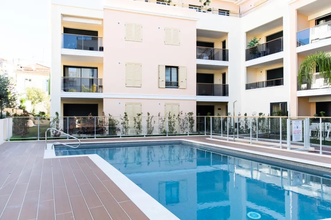 Résidence 3p Avec Jardin Et Piscine Au Coeur Du Palm Beach