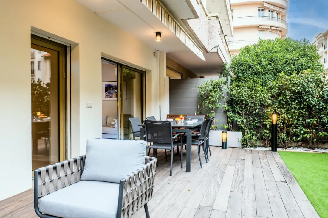 Résidence 3p Centre-ville Avec Jardin, 1min De La Croisette