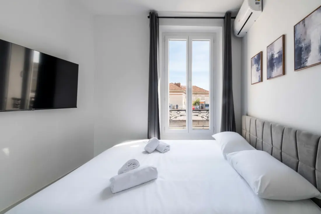 Résidence 4p – Dernier étage, Balcon Sud, Centre Cannes