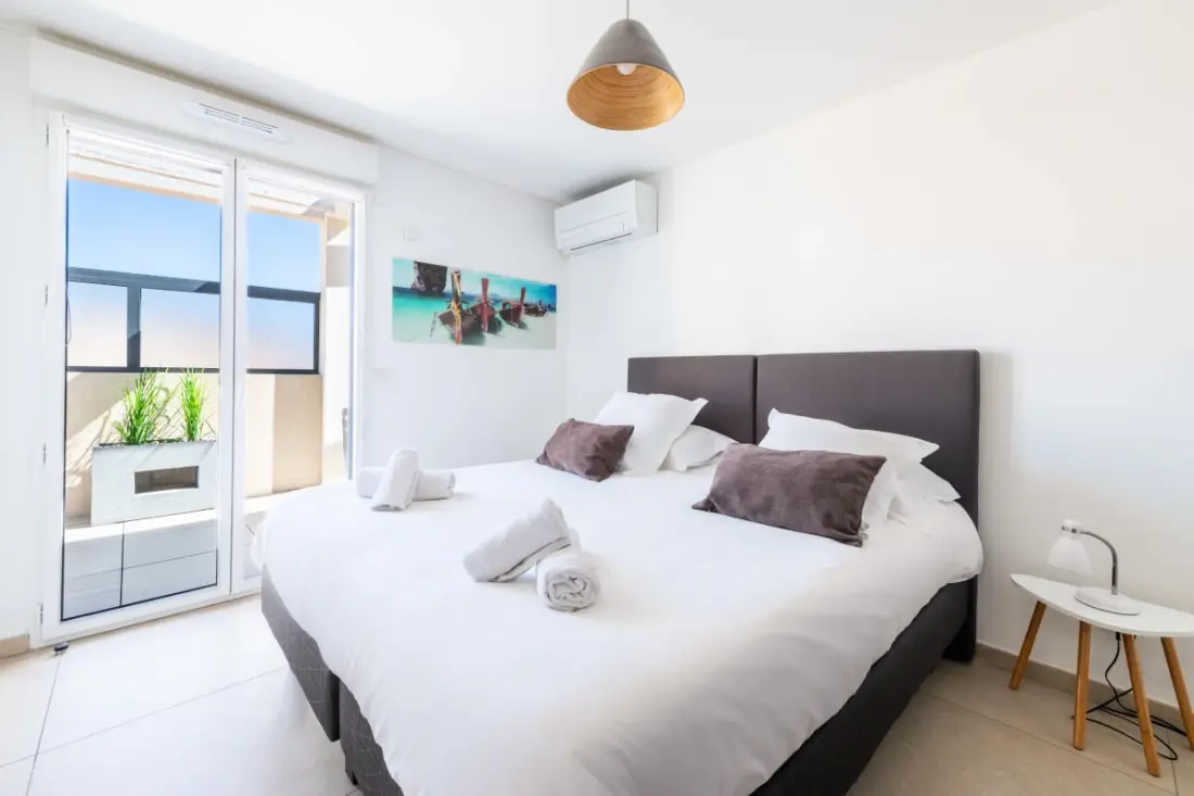 Résidence 4p Rooftop Avec Jacuzzi &amp; Parking, Cannes